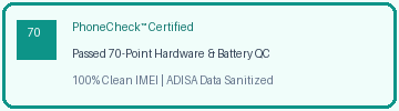 PhoneCheck 70-Point Certified